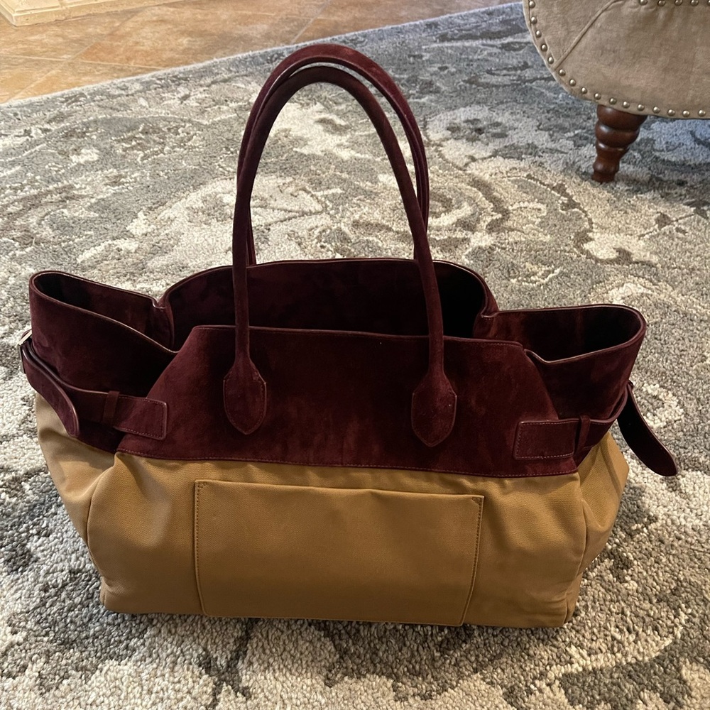 The Row Margaux 17 Inside Out Canvas Tote Bag - Picture 5 of 16